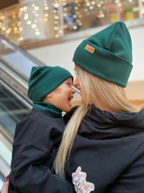 Czapka BUTELKOWA ZIELEŃ
